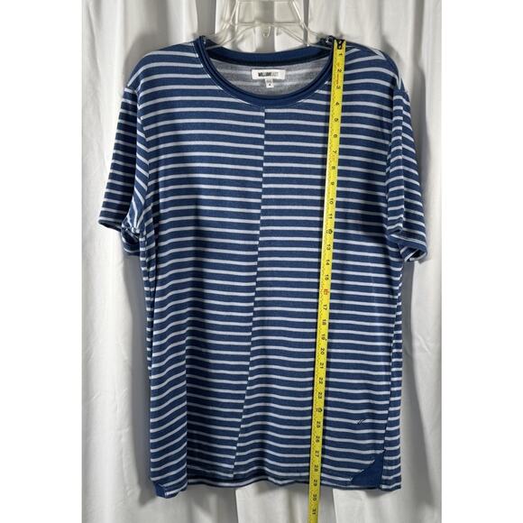 WilliamRast Jake Short Sleeves Striped T-Shirt Blue White, M, Nautical 87-35 - Picture 6 of 12